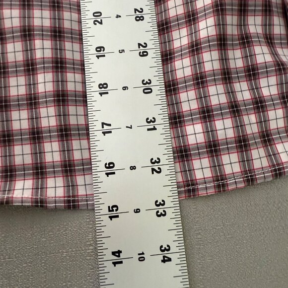 Cinch Men’s Plaid Button Down Shirt XL Western Cowboy Rodeo Mesh Performance - Picture 9 of 14